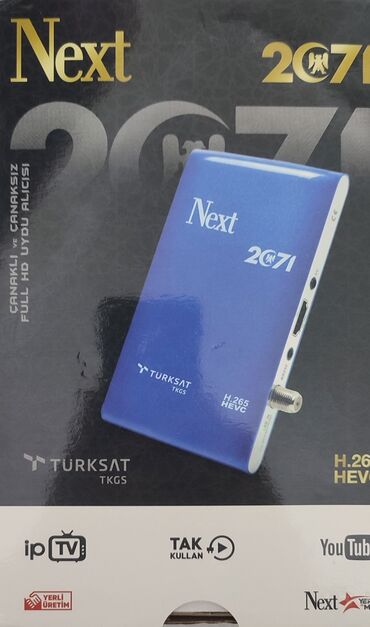 aparat hd: Adı:Next Nextstar 2071 Xüsusiyyətləri:Next 2071 H265 HEVC I.P.T.V