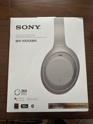 uşaq üçün qulaqcıq: SONY WH-1000XM4. Yenidir, qutusundadır. Test edilib və sonra istifadə