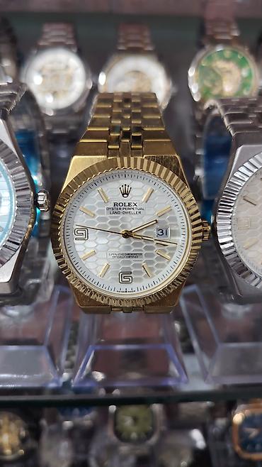 Aksesuarlar: Rolex tərzində klassik kişi qol saatları - Korpus və qolbaq — 2
