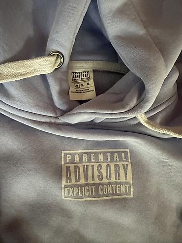 ак калпак рисунок: Худи с принтом Parental Advisory - Цвет: светло‑серо‑лавандовый - — 2