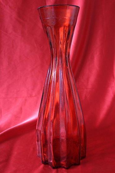 staklene case maxi: VELIKA STARA STAKLENA VAZA, DIZAJN, RARITET, 39 X 14 | Velika Stara — 1