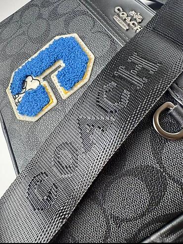 Барсетки: Барсетка, Coach, Материал: Комбинированный материал, Застежка на молнии, Множество карманов, Моющийся материал, Новый — 6
