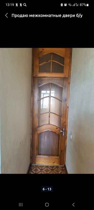 реставрация межкомнатных дверей из сосны: Дверь с окнами, Сосна, Б/у, Самовывоз