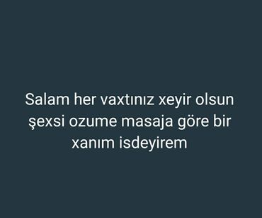 Xadimələr, təmizlikçilər: Xadimə tələb olunur, İstənilən yaş, 1 ildən az təcrübə, Gecə növbəsində iş, Saatlıq ödəniş