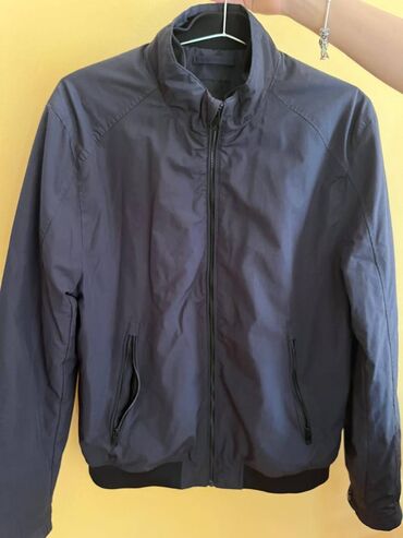 куртка: Куртка H&M, M (EU 38), цвет - Синий