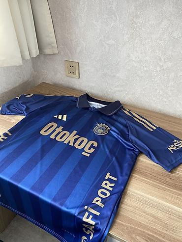 Kişi geyimləri: Futbolka, Adidas, XL, rəng - Mavi — 1