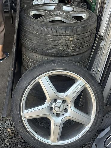 turan: Комплект штатных литых дисков Mercedes-Benz с шинами - Оригинальные — 10