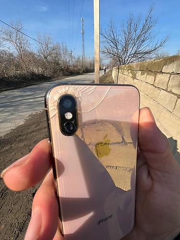 Apple iPhone: IPhone Xs, 256 GB, Gümüşü, Qırıq — 7