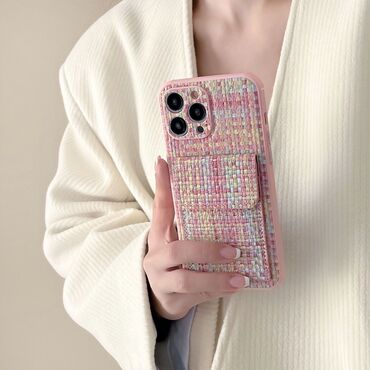 nokia телефон: Чехлы для iPhone 14 и 14про Состояние новое Розовый с кармашком