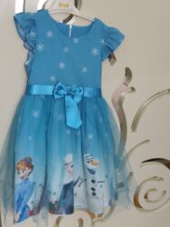 11 yasli qizlar ucun donlar: Məhsul: Qız uşaqları üçün “Frozen” temalı mavi paltar 5-7yas üçün -