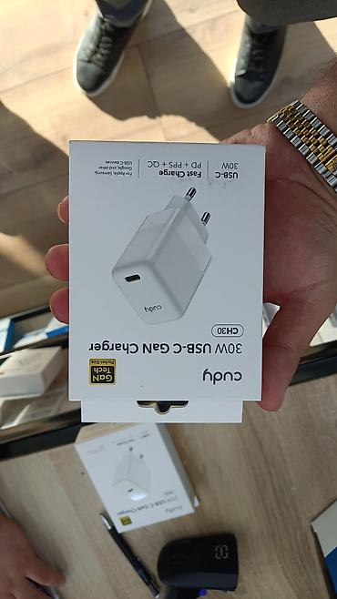 tesla charger: Cudy CH30 30W USB‑C GaN Charger - GaN texnologiyalı divar adapteri - — 1