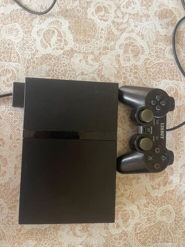 PS2 & PS1 (Sony PlayStation 2 & 1): PlayStation 2 Super Slim tam ideal vəziyyətdədir,antika sevənlər üçün