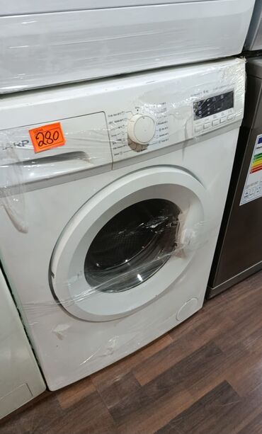 Soyuducu vitrinləri: Paltaryuyan maşın Sharp, 5 kq, İşlənmiş, Avtomat, Qurutma var, Kredit yoxdur, Ödənişli çatdırılma