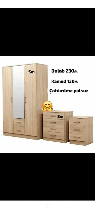 skaf: Dolab yeni qarderob paltar dolabı güzgülü — 1