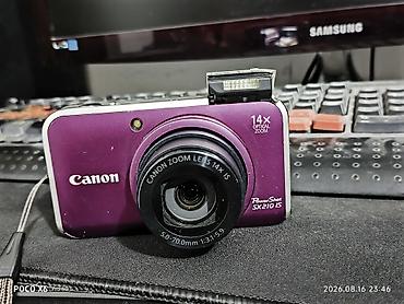 micro cd: Компактная камера Canon PowerShot SX210 IS (фиолетовый цвет) - — 1