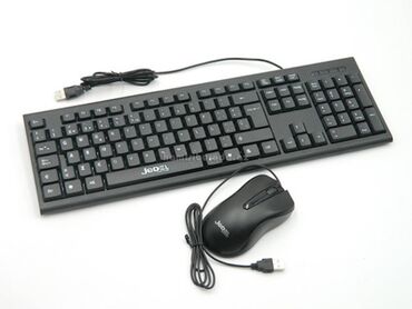 oyun klaviaturası: Klaviatura və siçan dəsti Jedel Combo Mouse USB G17 Brend: Jedel Tip
