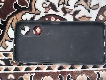 Qara rəngli telefon qabı - Material: elastik silikon/TPU tipli yumşaq