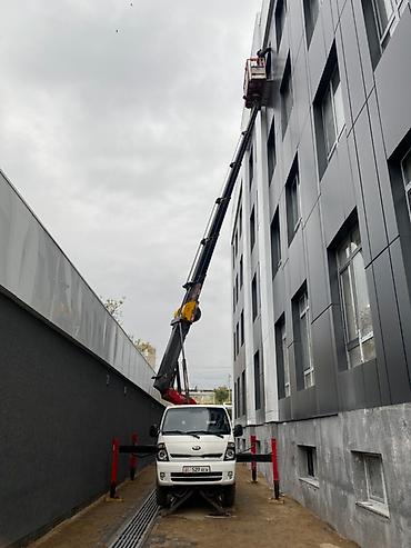 Услуги автокрана: Услуги автовышки, высота подъёма от 12м до 30м, люлька — 5