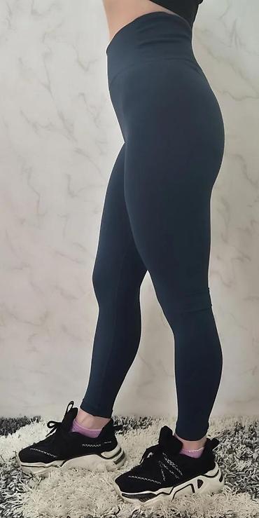 Helanke, biciklistički šortsevi: Ženske sportske helanke – visok struk, duboki kroj - Kroj: visok — 2