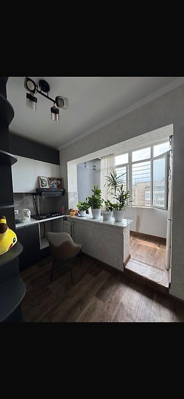 105 серия 3 комнатная: 1 комната, 33 м², Аламединский рынок / базар 105 серия, 9 этаж, Дизайнерский ремонт — 6