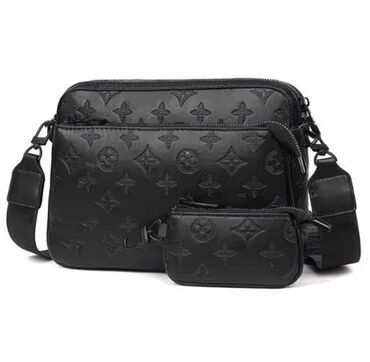 барсетка луи: Сумка-мессенджер с мини-подсумком - Формат: прямоугольная сумка через