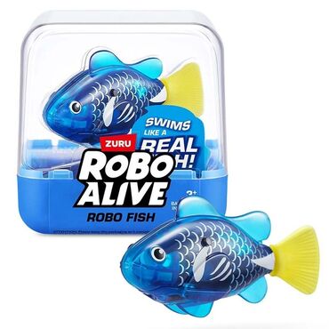 Игрушки: Интерактивная рыбка ZURU Robo Alive 7191🐟🐠🐡Купание станет ещё веселее