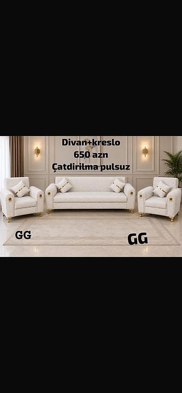 Divanlar: Künc divan və klassik divan modelləri - Künc divan: 520 AZN - — 6