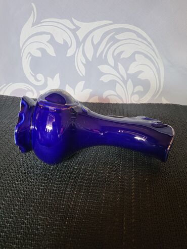 Ostalo posuđe: Bokal porcelan,kobalt,pozlata iz 70ih. Bokal ukrasni nigde — 9