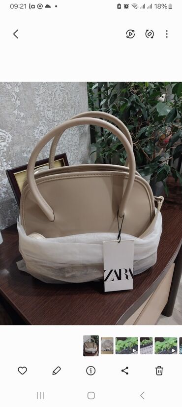 сумка кыргызча: Новая сумка "ZARA" Турция стоила 3400 сом продаю со скидкой