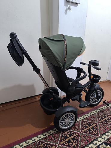 Детские велосипеды: Детский трехколесный велосипед-каталка Skillmax с родительской ручкой — 4