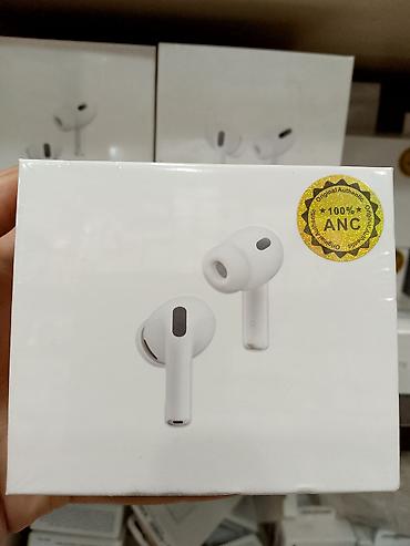 Audio: AirPods Pro 3 – simsiz qulaqlıq və şarj qutusu Xüsusiyyətlər: - Aktiv — 1