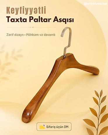 Asılqanlar: Geyim mağazaları, butiklər, dəzi atelyeləri və ev qarderobu üçün — 1