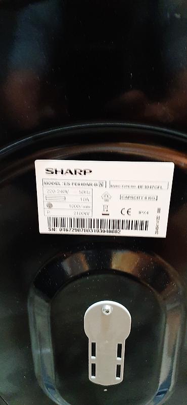sure dispenser: SHARP paltaryuyan maşın – ön yükləməli, qara rəng Model — 4