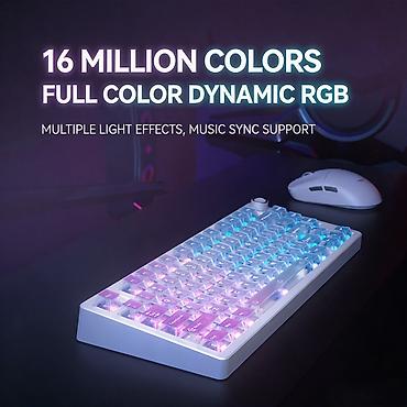 jack e4: Клавиатура, VGN, Механическая, Bluetooth, Проводное подключение, Размер: 75% — 4