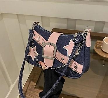 Аксессуары: Y2K Star Bag — стильная сумка с яркими акцентами звезд, ремешком с — 9