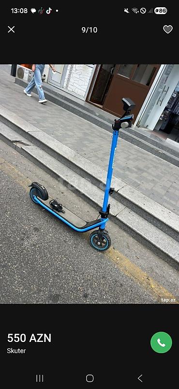 sukuter: Elektrik skuter – KUKUDEL brendi Xüsusiyyətlər: - Rəng: mavi-qara - — 1