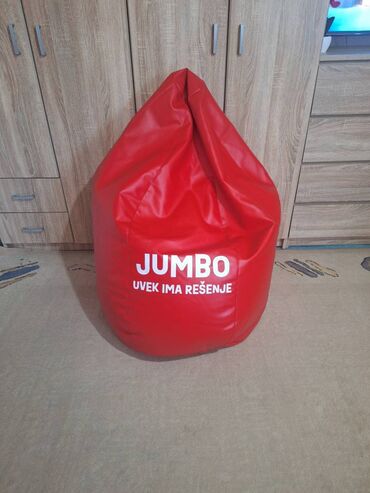 Foteljice: Nov crveni Lazy bag veliki od eko koža - imam dva ista Nov lazy bag — 7