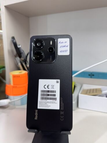 наушники для редми: Redmi, Redmi Note 14, Б/у, 256 ГБ, цвет - Черный, 2 SIM