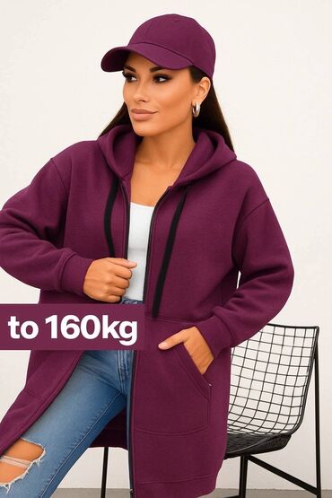 Dukserice: Termo dukserice BIG SIZE Od 80 kg do 160 kg Pamuk puniji,futrovan — 8