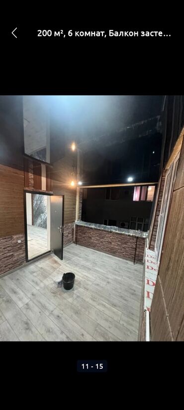 гостиница аламединский рынок: 200 м², 6 комнат, Утепленный, Теплый пол, Бронированные двери