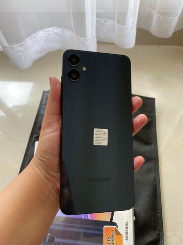 телефон флай 244: Samsung Galaxy A05, 128 ГБ, цвет - Синий, Сенсорный, Две SIM карты, Face ID