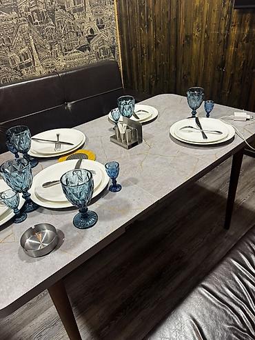 samovar almaq: Mətbəx/qonaq otağı üçün yemək masası dəsti Yenidir 280 Azn alınıb 8 — 1