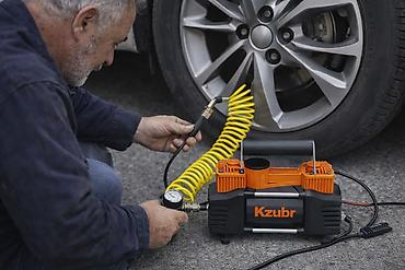 Kzubr KAC-12V hava kompressoru - 12V güclə işləyən, avtomobilin