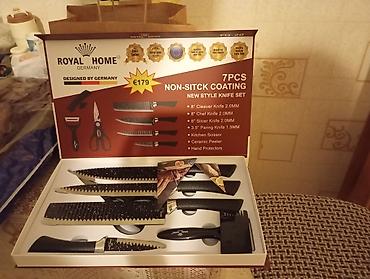 Bıçaqlar: Mətbəx üçün çoxfunksiyalı dəst 1) Royal Home Germany 7 parça bıçaq — 1