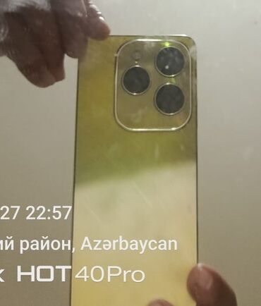 Infinix: Infinix Note 40 Pro, 256 GB, rəng - Qızılı, Sensor, Düyməli, Face ID