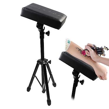 magnetna podloga cena: Profesionalni oslonac za ruku/nogu za tetoviranje – metalni stalak sa — 3