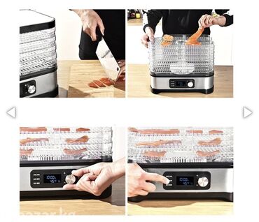 Сушилки для овощей и фруктов: Сушилка для овощей Техномир SG-400LCD Мощность 400вт Количество — 2