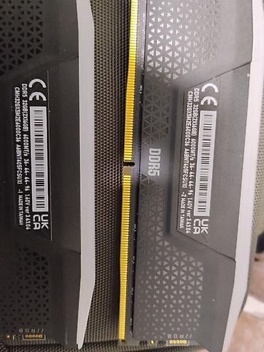 960 8gb: Оперативная память (RAM) для ПК, Б/у, Corsair, 32 ГБ, DDR5, 6000 МГц — 4