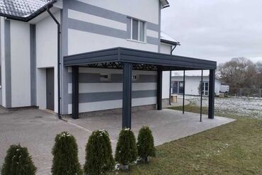 оборудования для сто: Современные уличные навесы и перголы из металла Описание: - Каркас из