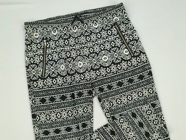 spodnie jeans na gumce: Spodnie materiałowe damskie, House, rozmiar M